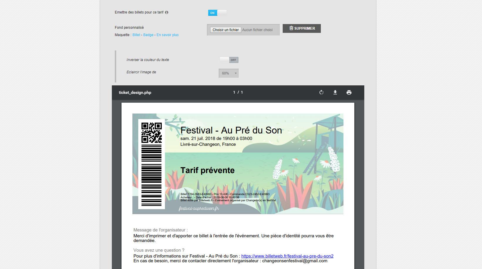 Personnalisation des visuels Personnalisation des visuels