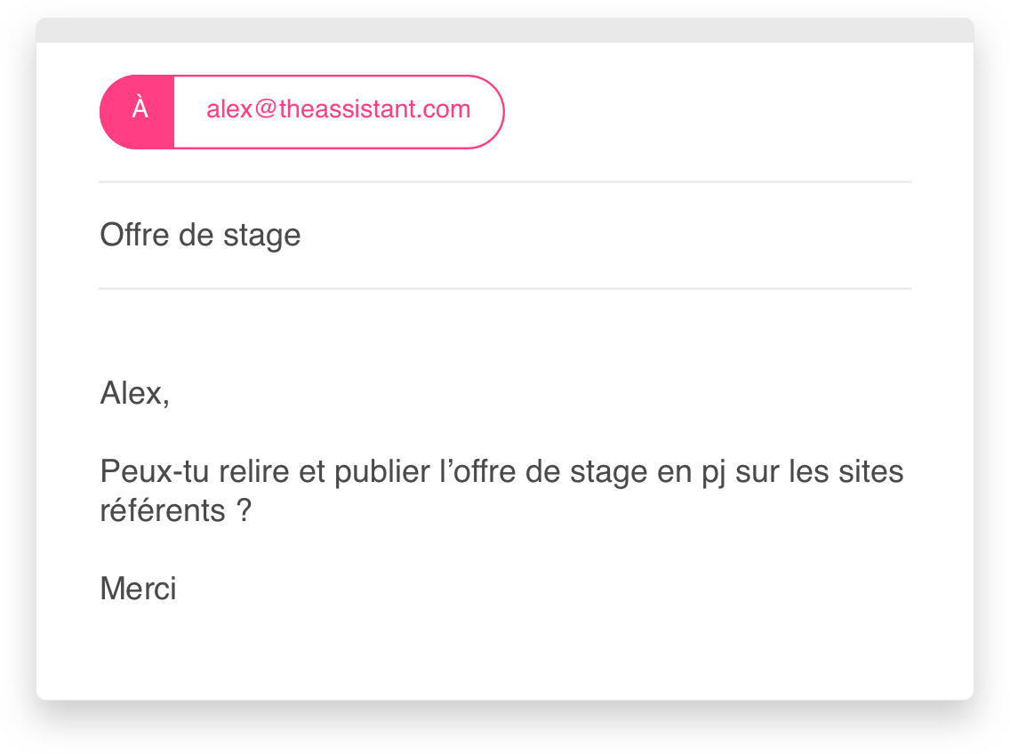 Demandez ce dont vous avez besoin par e-mail... Demandez ce dont vous avez besoin par e-mail...