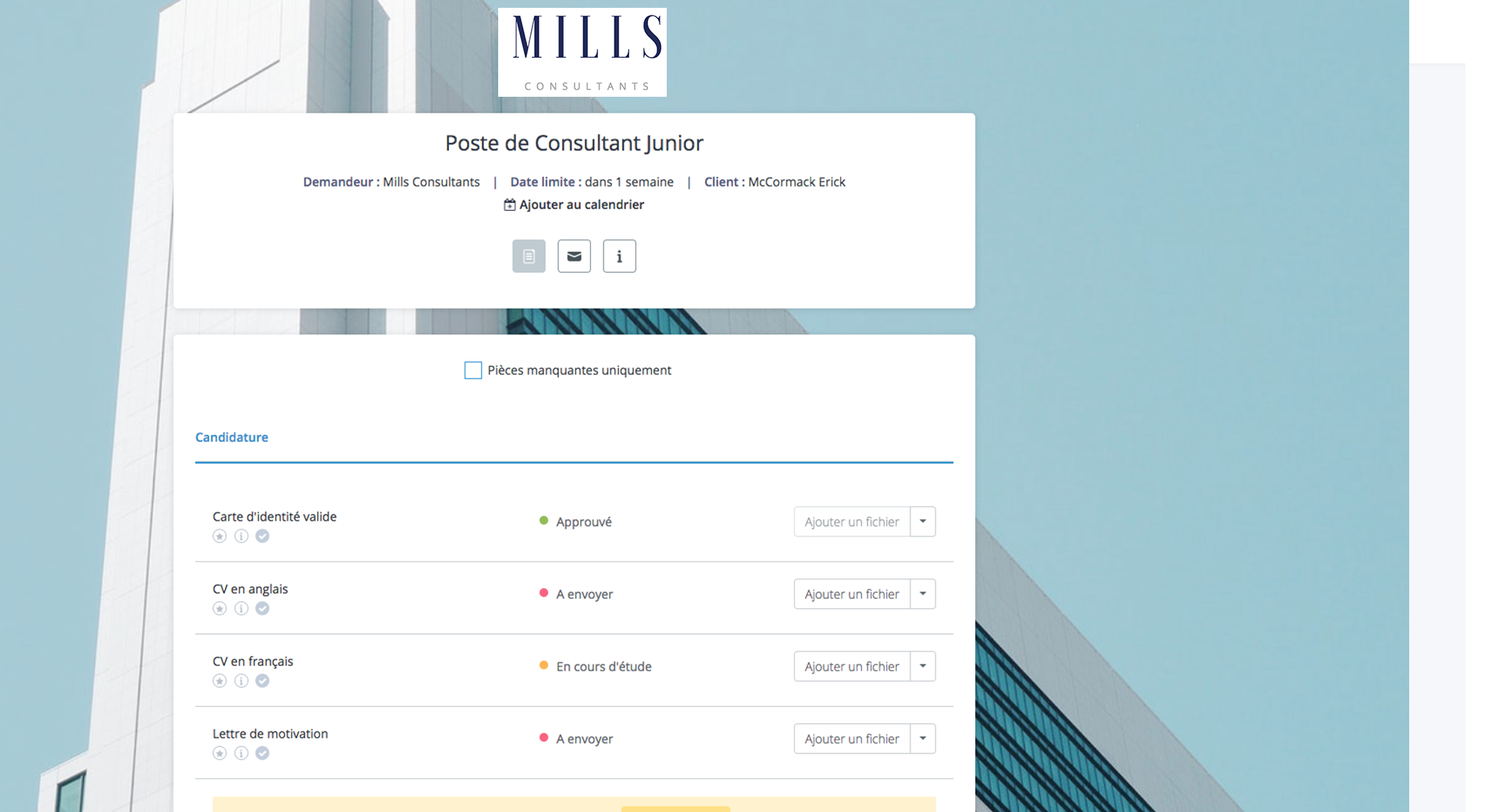 Personnalisez l'expérience autour de la collecte de pièces justificatives