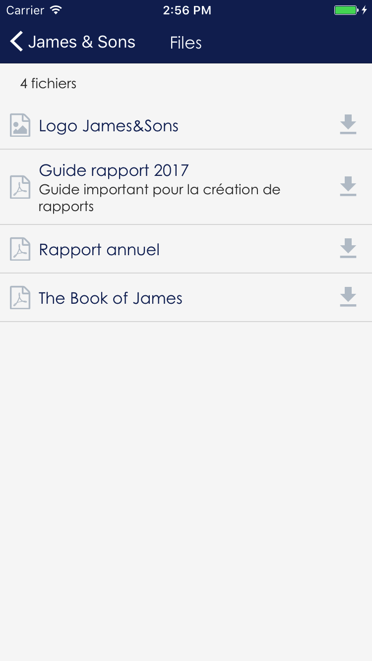 Partage de fichiers Partage de fichiers