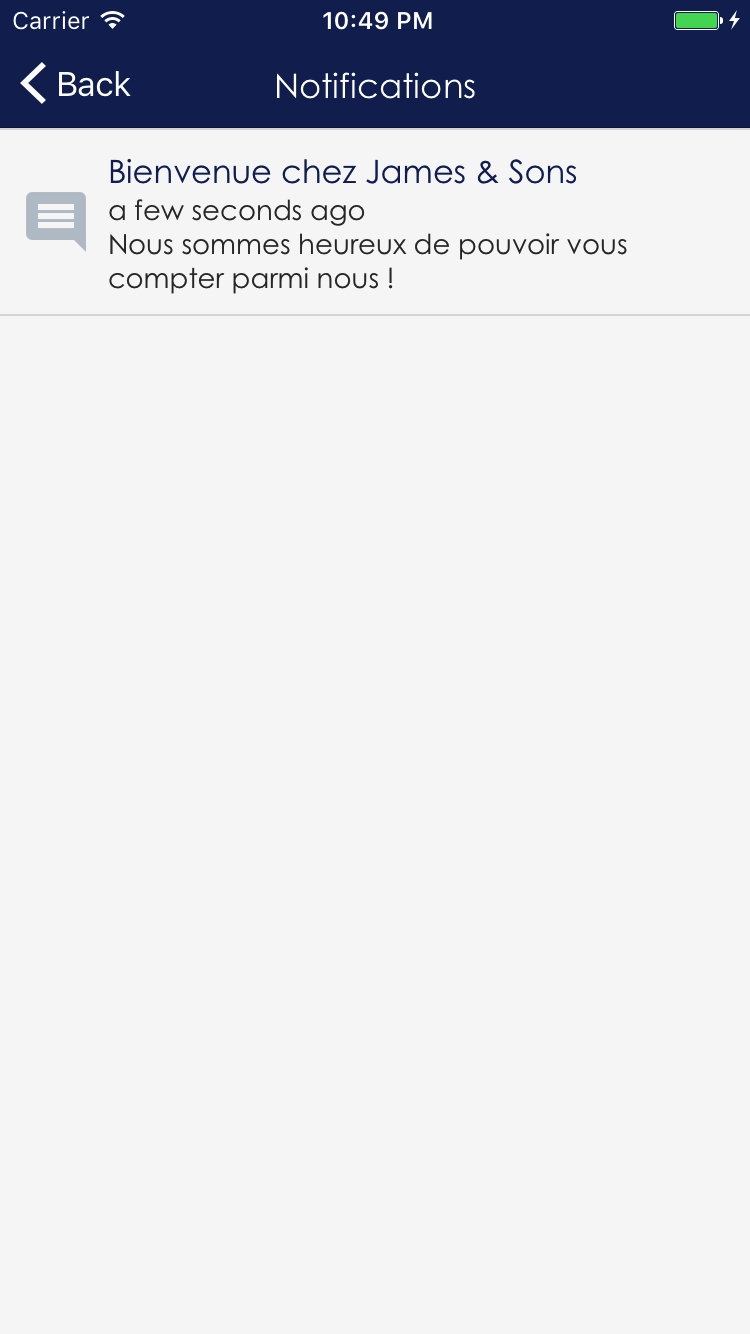 Notifications Notifications