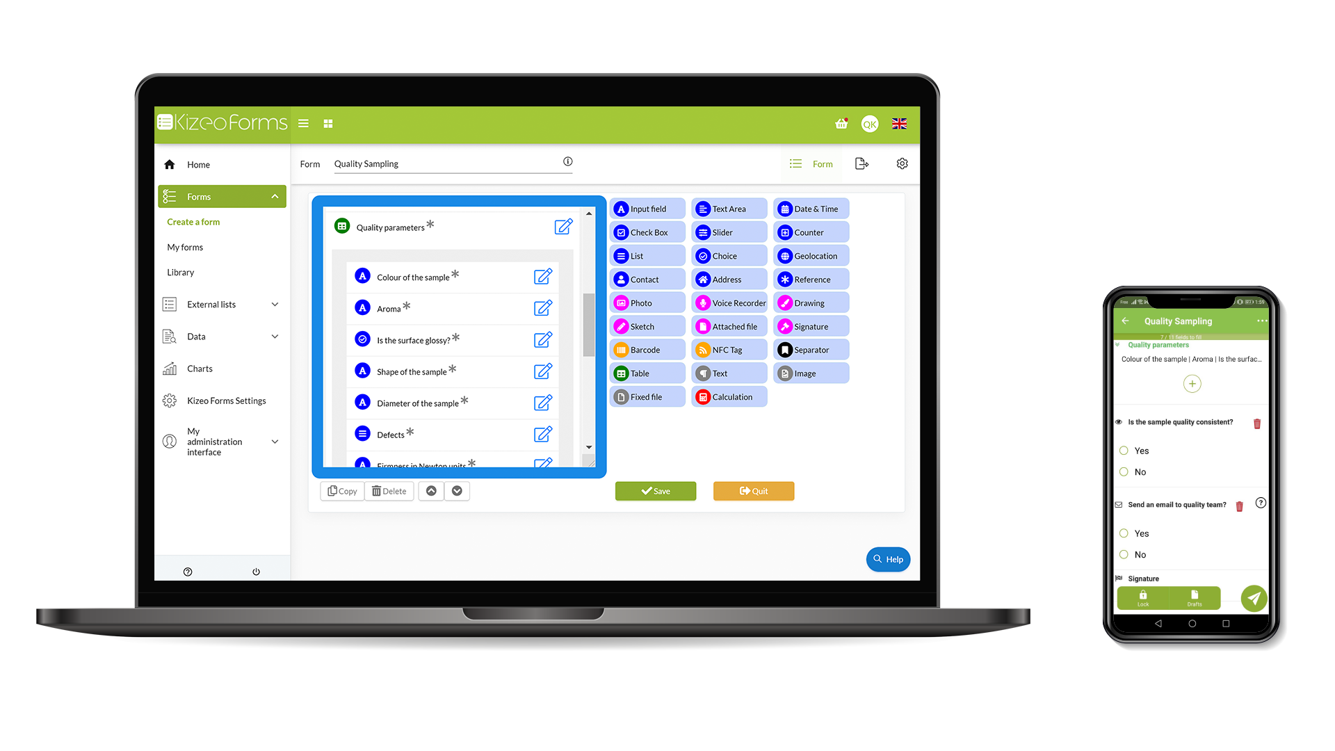 Kizeo Forms screenshot