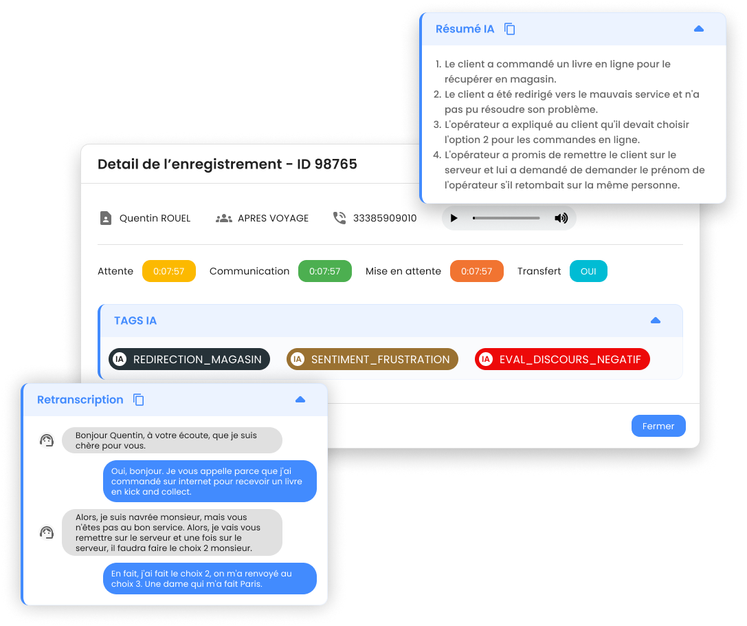 Axialys - IA by Axialys - retranscription, résumé automatique, analyse de sentiment