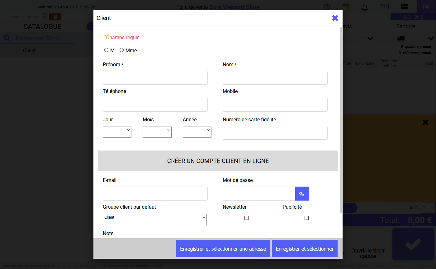 Ajouter un client Ajouter un client