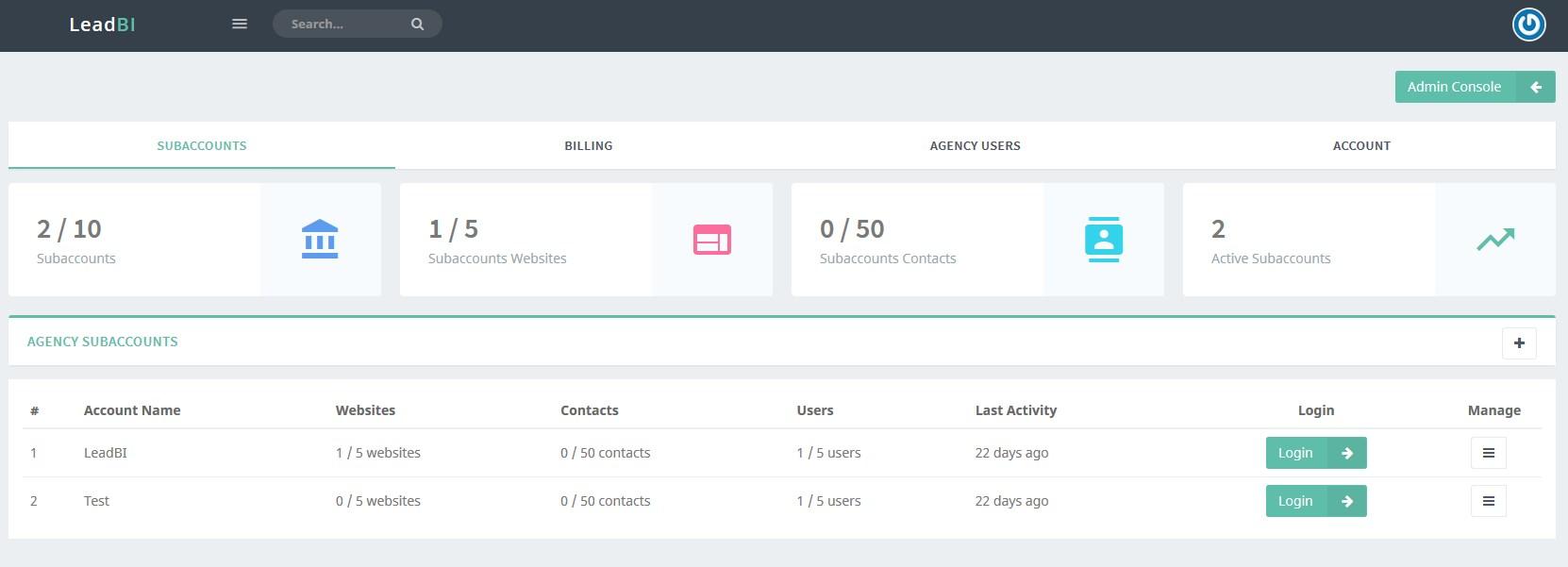 Interface Revendeur Interface Revendeur