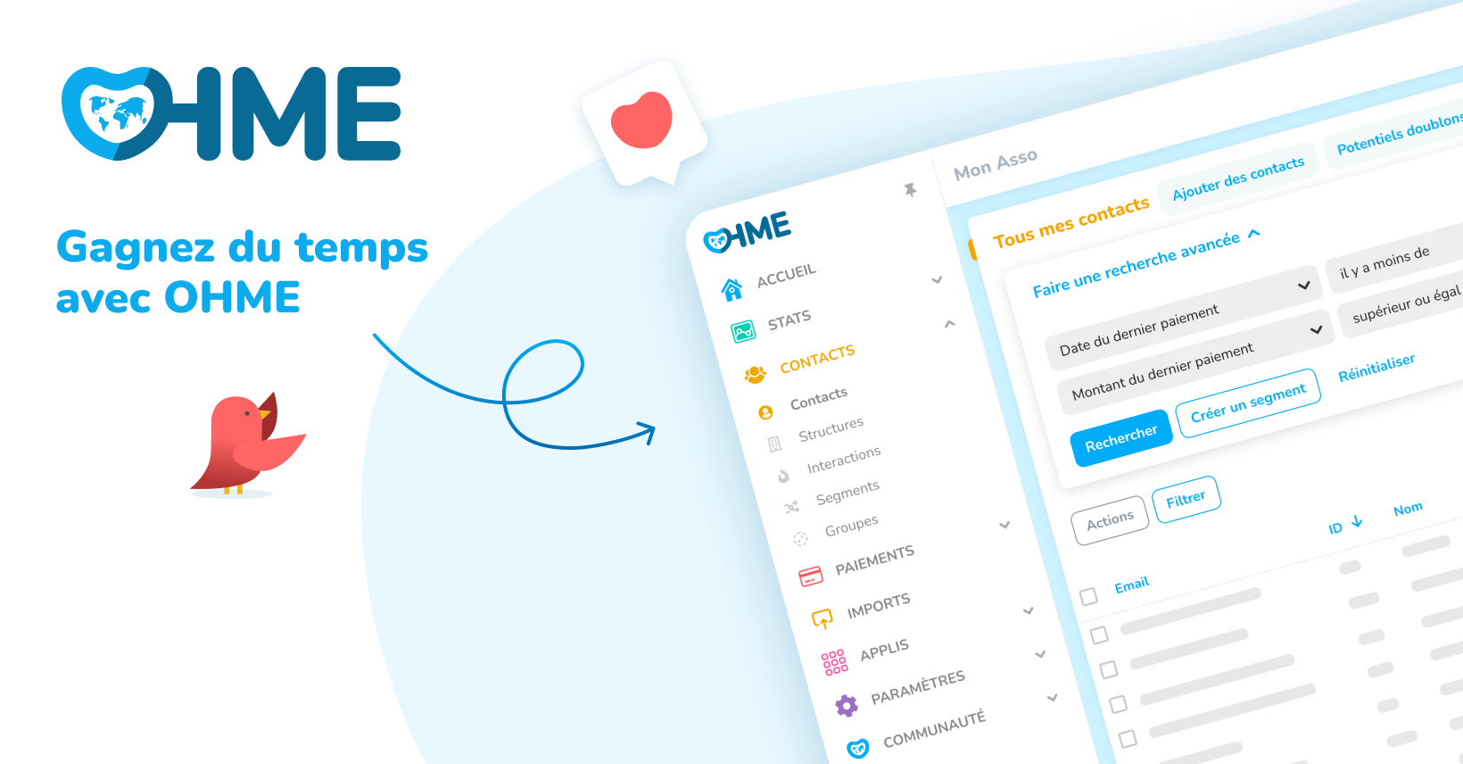 Avis OHME : Le CRM pour les associations et les fondations - Appvizer