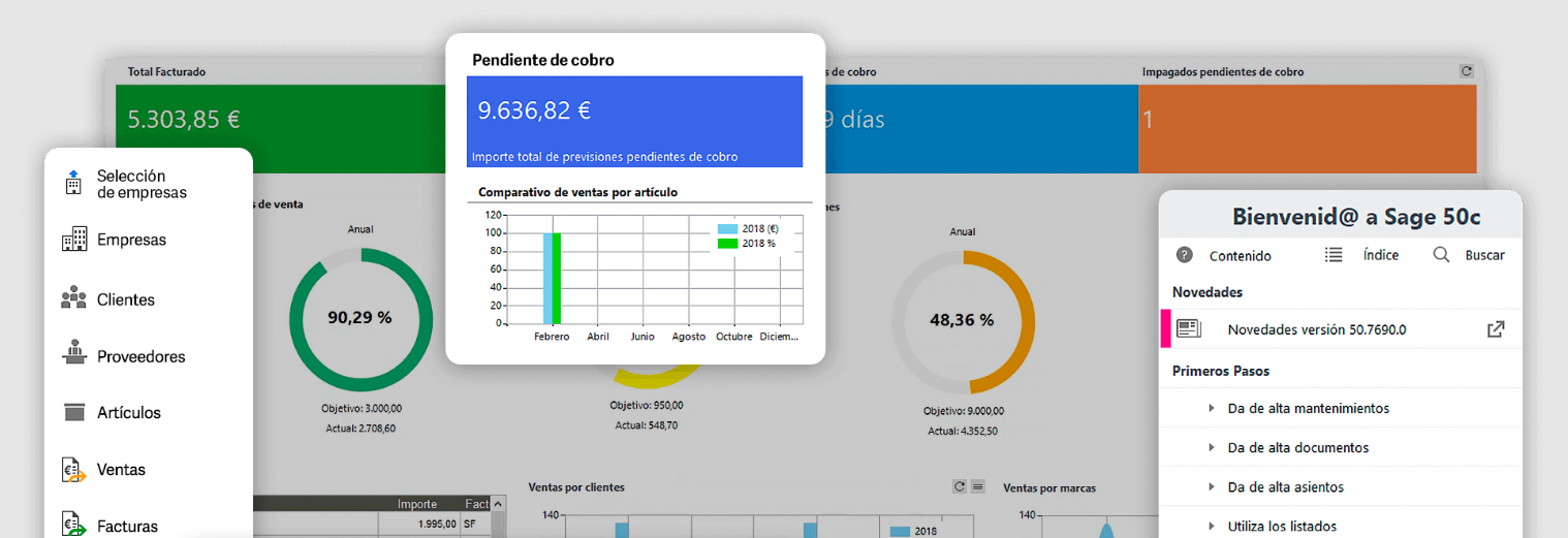 Sage 50 : Solución integral de contabilidad y gestión comercial