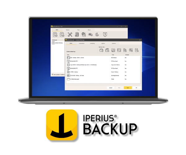 Iperius Backup - Edit a backup