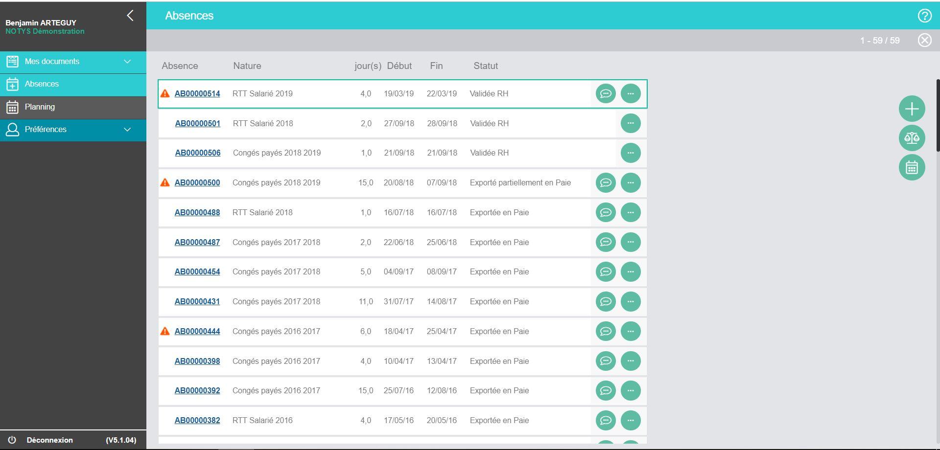 Adp Decidium Vs Notys Conges Et Absences Comparatif Alternative Avis Prix
