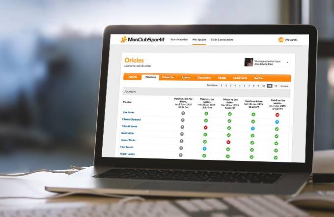 MonClubSportif - Gestion des présences simple et rapide