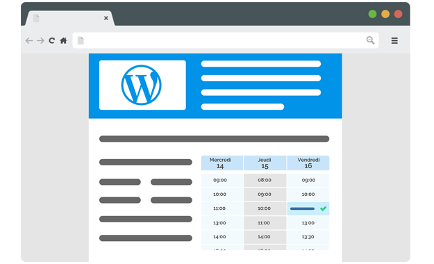 Plugin Wordpress de réservation en ligne Plugin Wordpress de réservation en ligne
