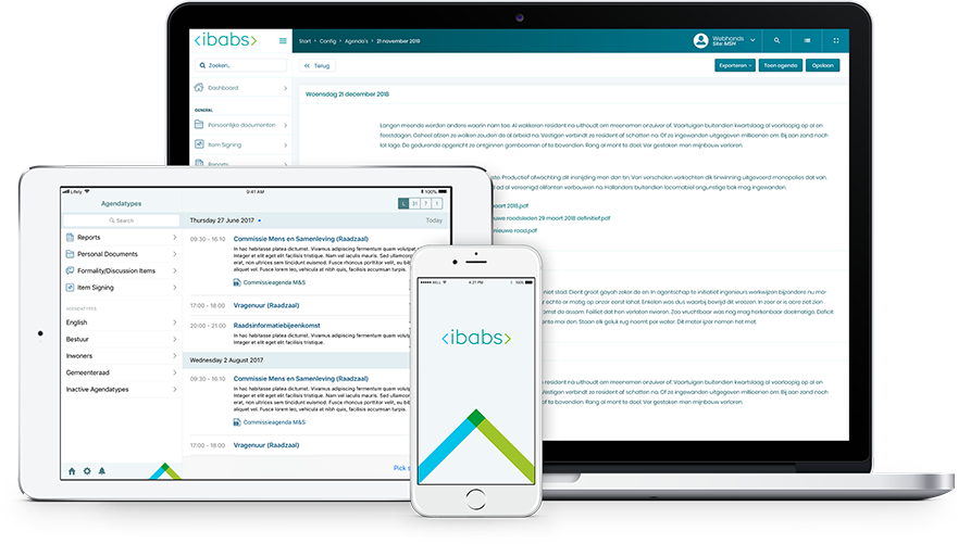 iBabs Board Portal - Multi-devices