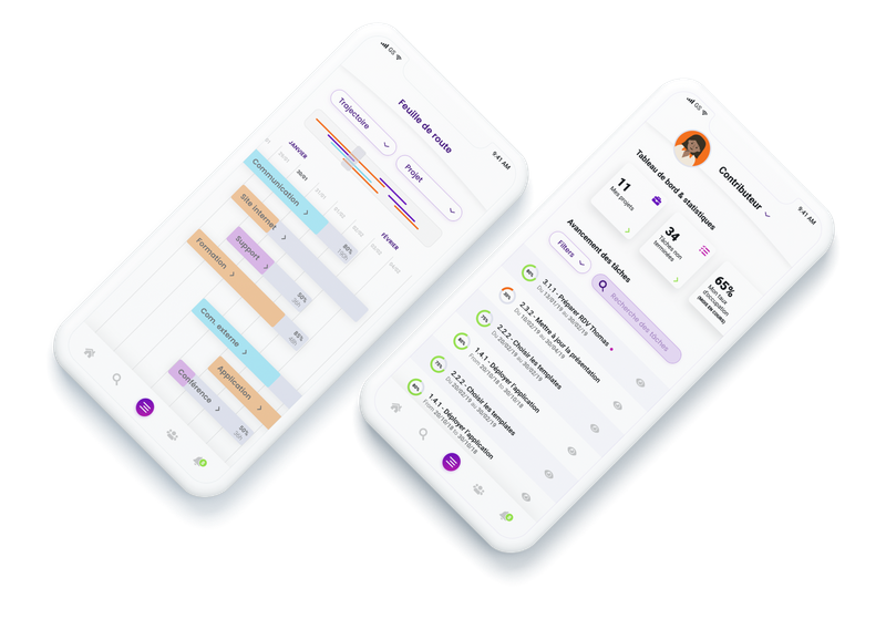 Pour un maximum de liberté, la solution est disponible en application mobile. Pour un maximum de liberté, la solution est disponible en application mobile.