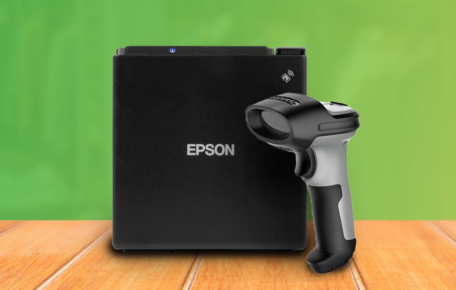 Le pack mini est idéal pour une petite entreprise disposant d'un petit point de vente. Il contient : 1 douchette et 1 imprimante USB