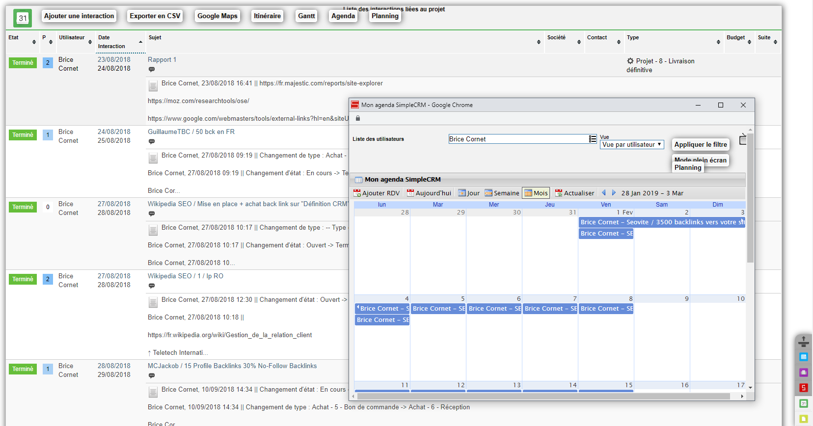 La gestion de projet pour travailler en équipe sur vos campagnes.