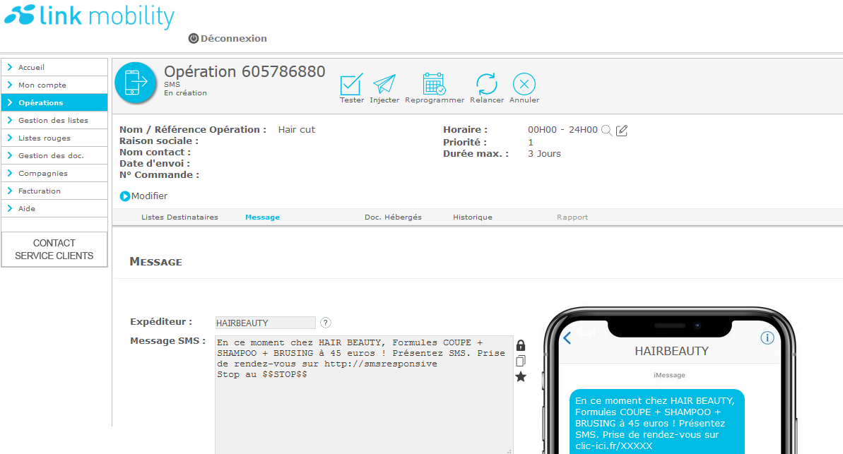 Créez vos campagnes SMS, EMAIL et VOCAL en toute simplicité Créez vos campagnes SMS, EMAIL et VOCAL en toute simplicité