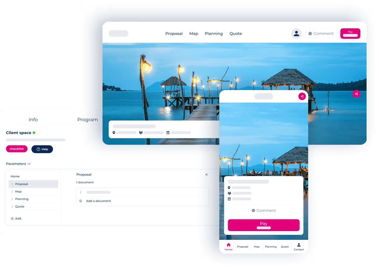 Ezus - Offrez à vos clients un espace interactif dédié : accès facile aux informations de voyage, personnalisation, communication simplifiée, transactions sécurisées et renforcement de votre identité.