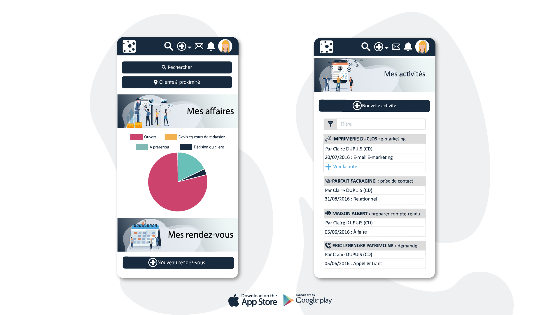 Oxiva est disponible sous iOS et Android Oxiva est disponible sous iOS et Android