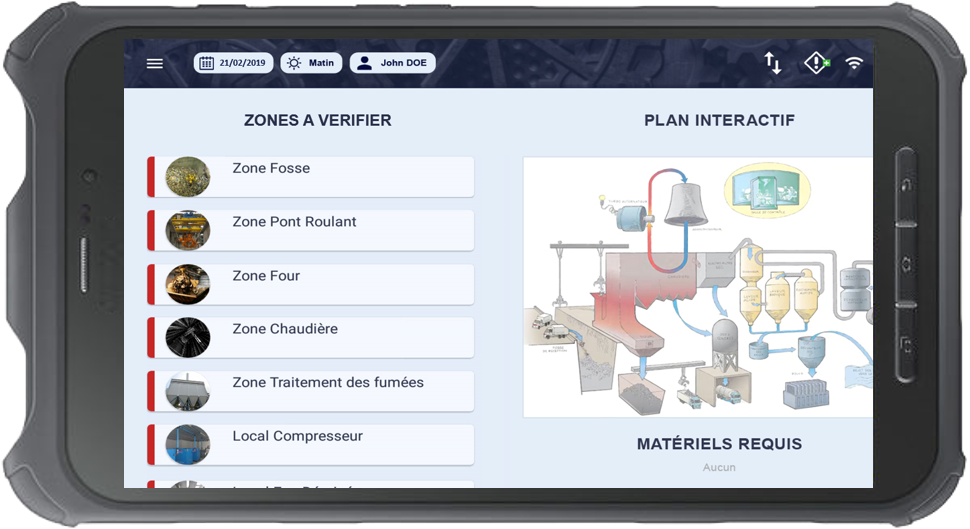 Menu interactif