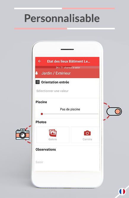 Personnalisez votre application aux couleurs de votre agence. Personnalisez votre application aux couleurs de votre agence.