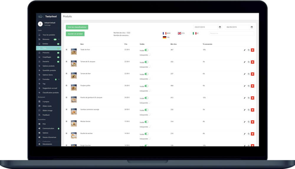 Votre interface personnelle - sur ordinateur Votre interface personnelle - sur ordinateur