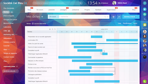Diagramme de Gantt Diagramme de Gantt