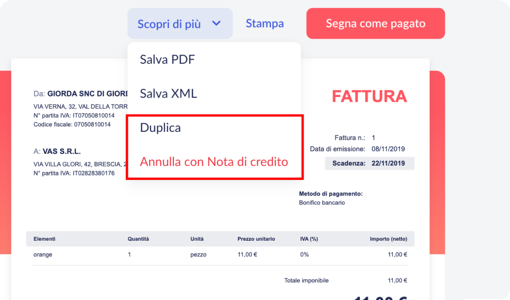 Finom - Screenshot 2