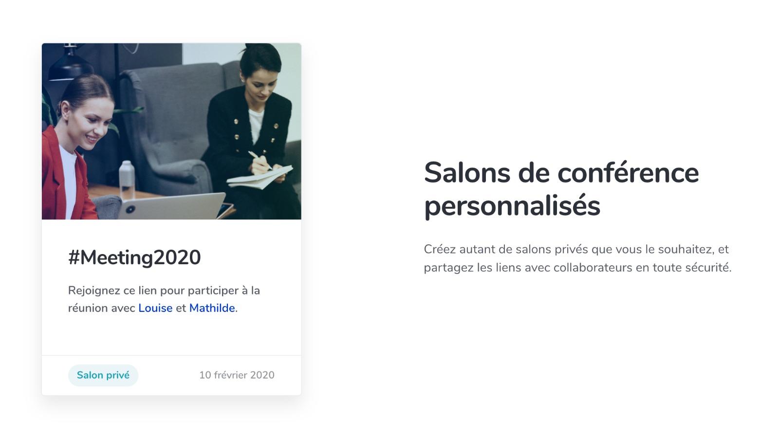 Des salons de conférences privés 👁 Des salons de conférences privés 👁