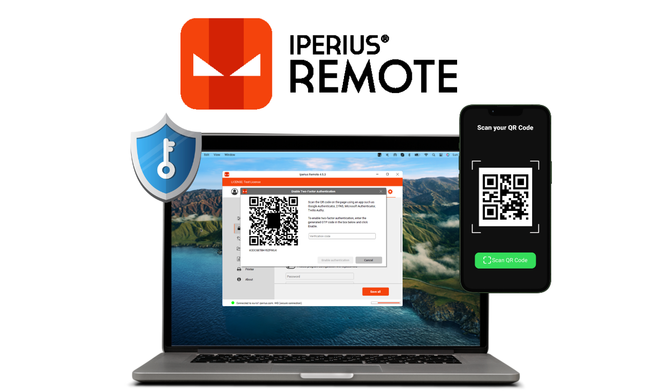 Iperius Remote - Two-Factor Authentication