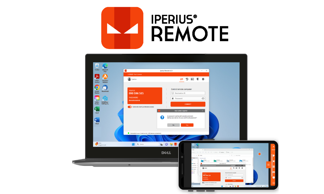 Iperius Remote - Controllo remoto da Android a PC