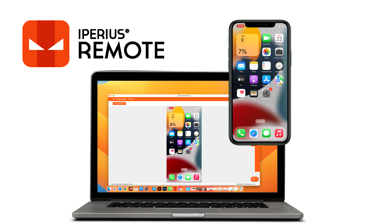 Iperius Remote - Remote access MacBook - iPhone