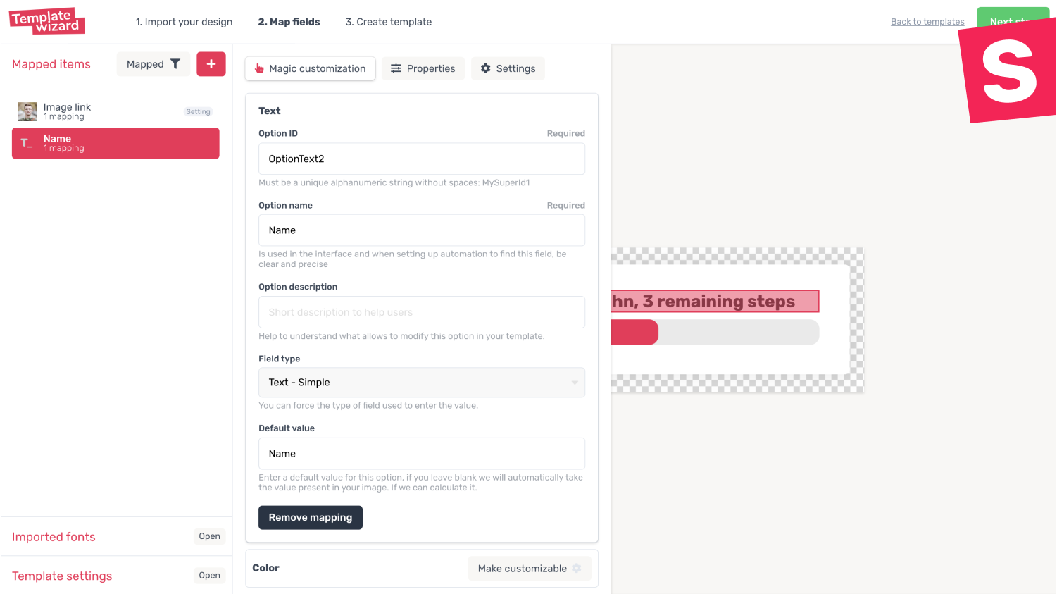 Configurez précisément les éléments dynamiques de votre templates Configurez précisément les éléments dynamiques de votre templates