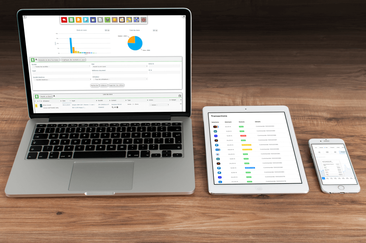 Suiviez vos encaissements sur tous vos appareils. Suiviez vos encaissements sur tous vos appareils.