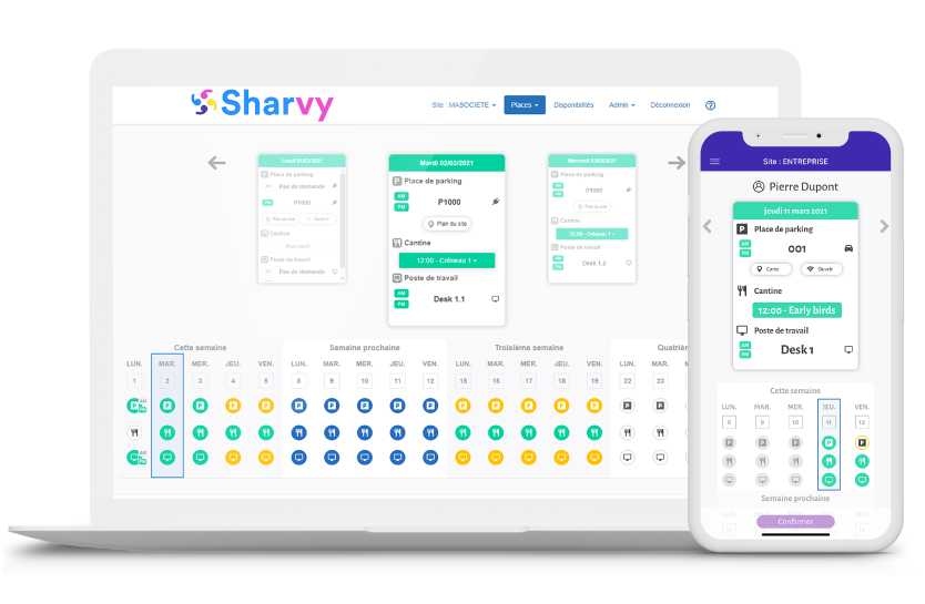 Solution Sharvy web et mobile