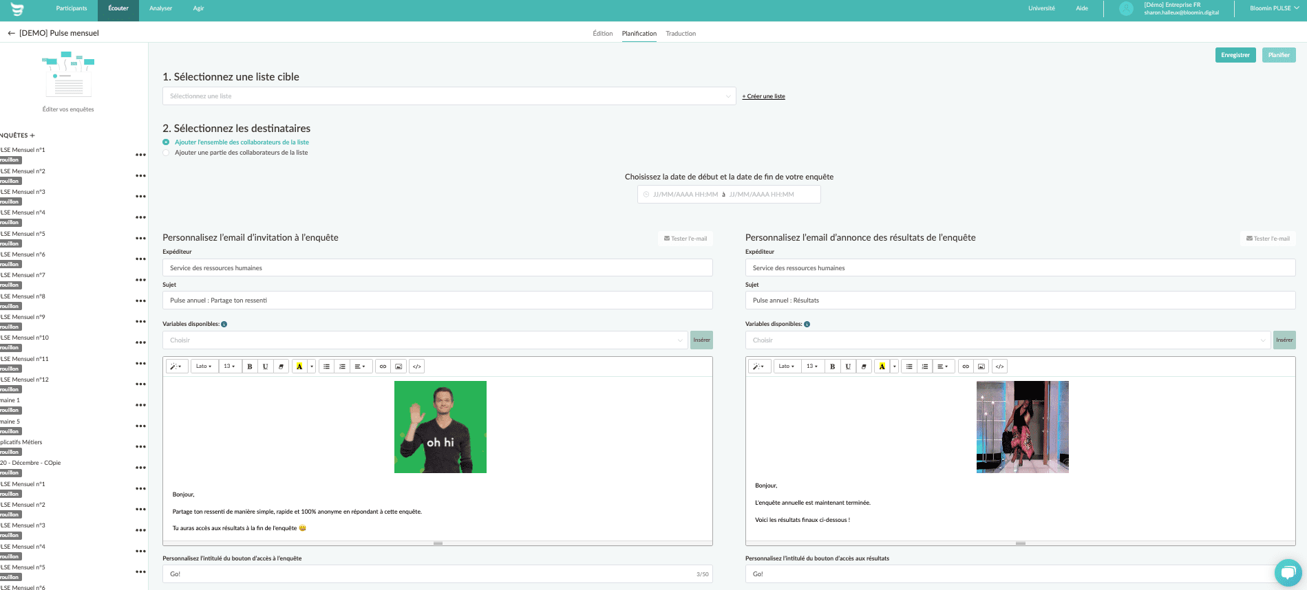Bloomin - La personnalisation de vos emails
