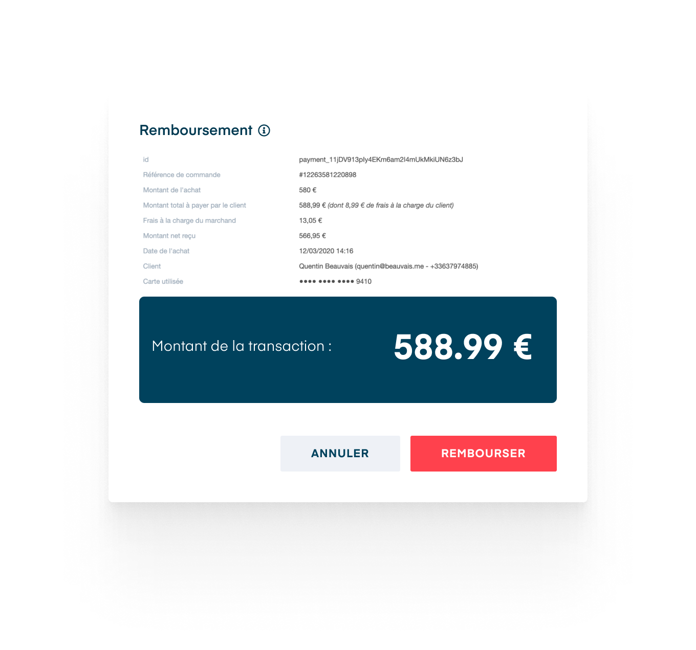 Gestion des remboursements simplifiée Gestion des remboursements simplifiée