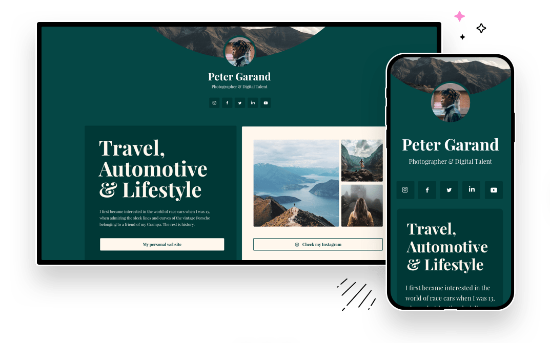 Optimized for all devices, ability to switch view while creating your page Optimized for all devices, ability to switch view while creating your page