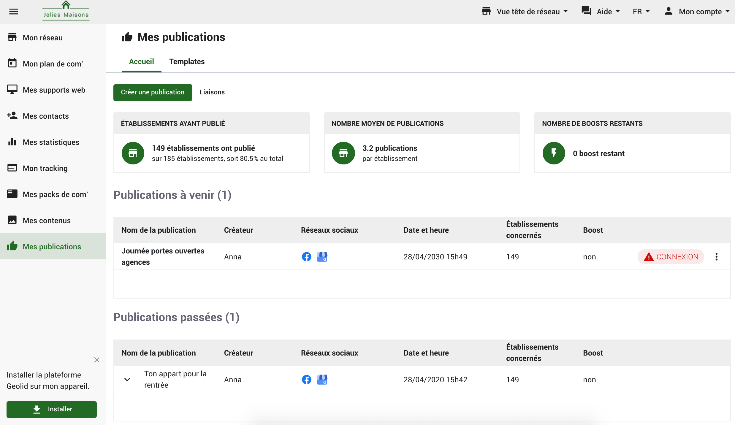 Geolid-Mes publications