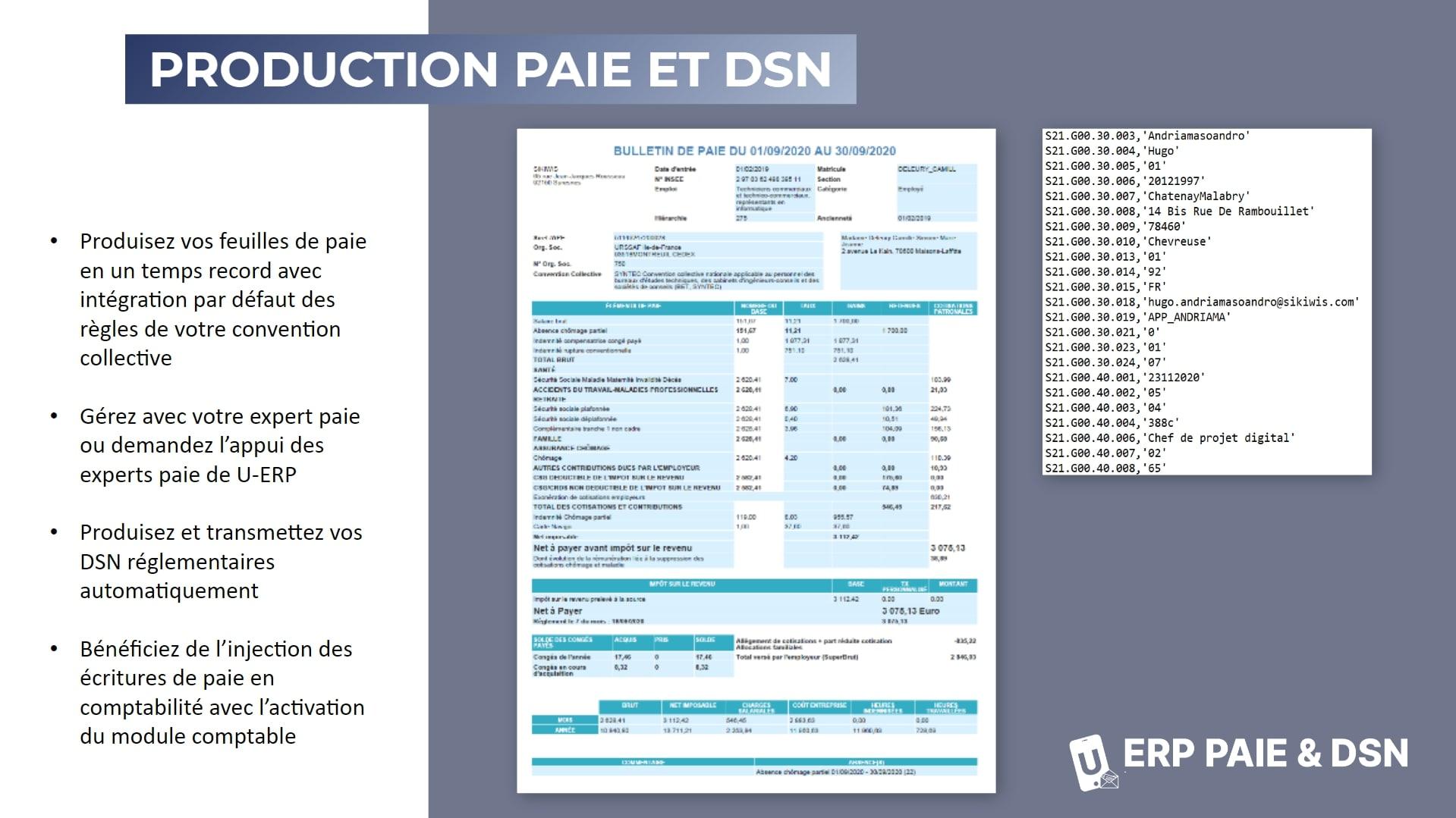 UERP PAIE - Capture d'écran 3