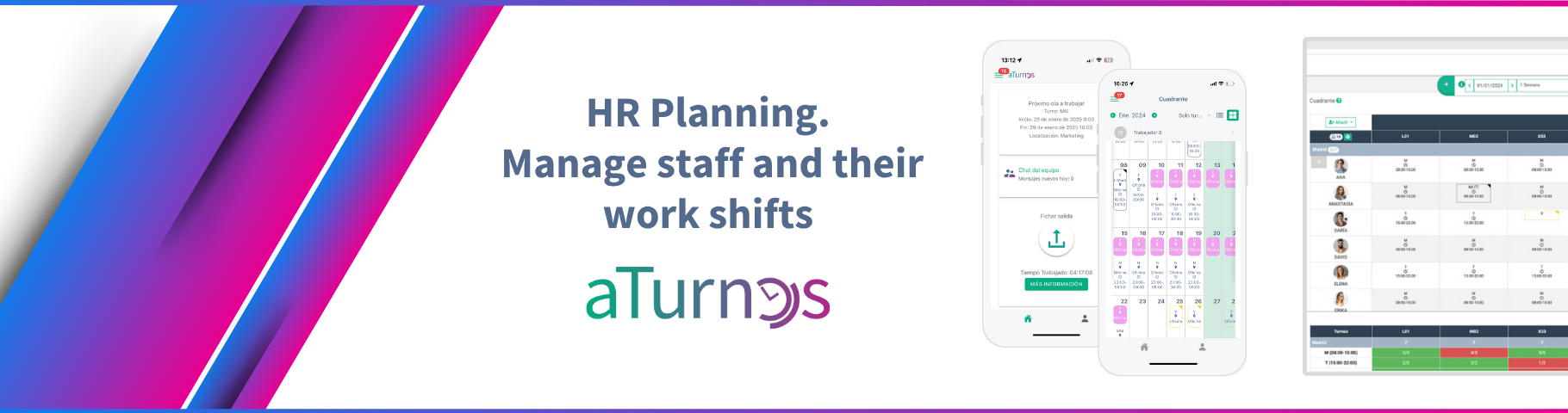 aTurnos : Work Shift Planning and Workforce Management