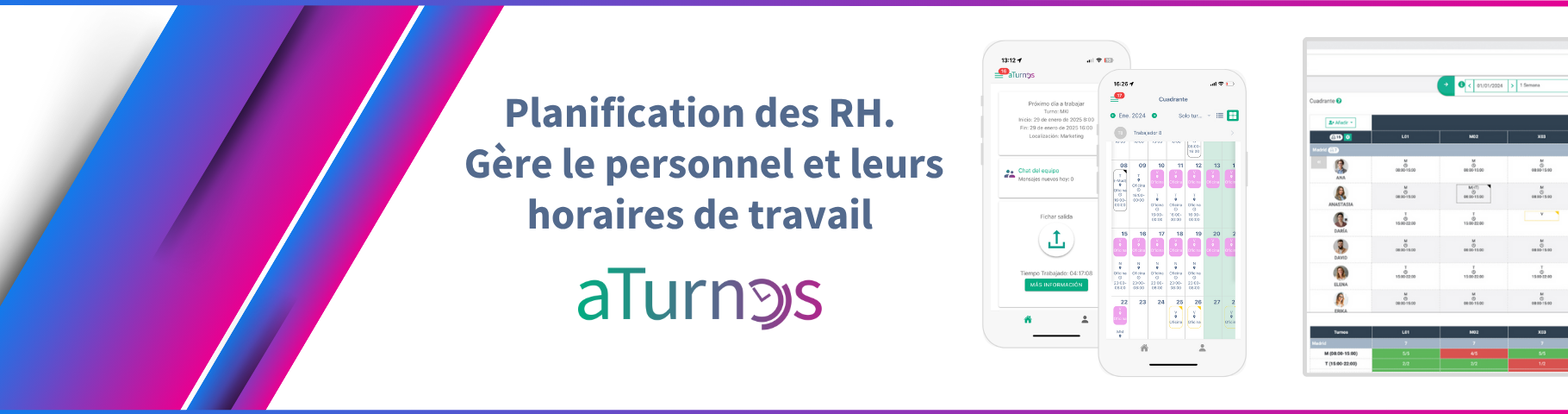 aTurnos : Planification des horaires de travail et gestion du personne