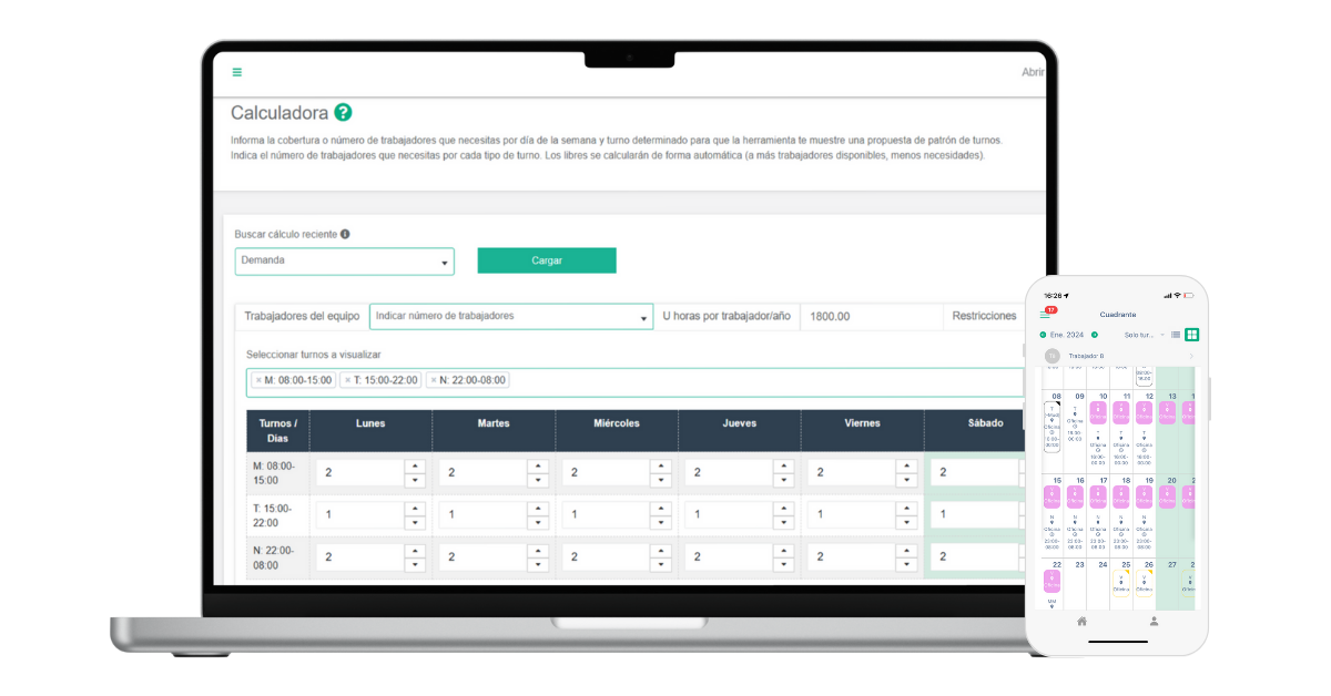 aTurnos - Automatic Shift Calculator
