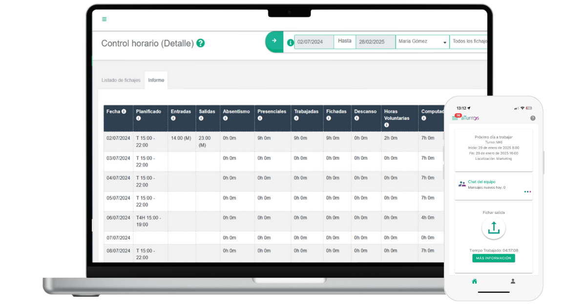 aTurnos - Mandatory Digital Time Tracking