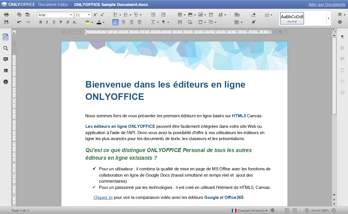 ONLYOFFICE: Portfolio de projet (PPM), Librairie de documents, Gestion de contacts ONLYOFFICE: Portfolio de projet (PPM), Librairie de documents, Gestion de contacts