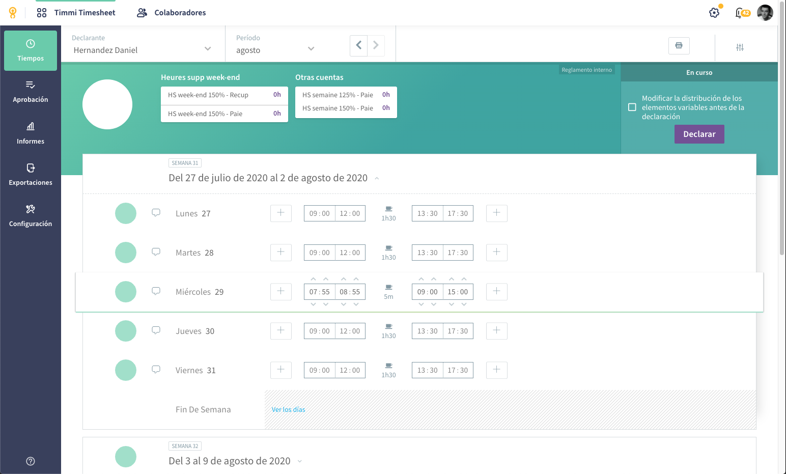 Lucca - Suivez-les temps avec Timmi Timesheet