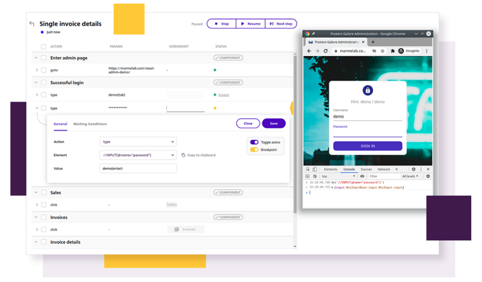 Run and debug in your own browser