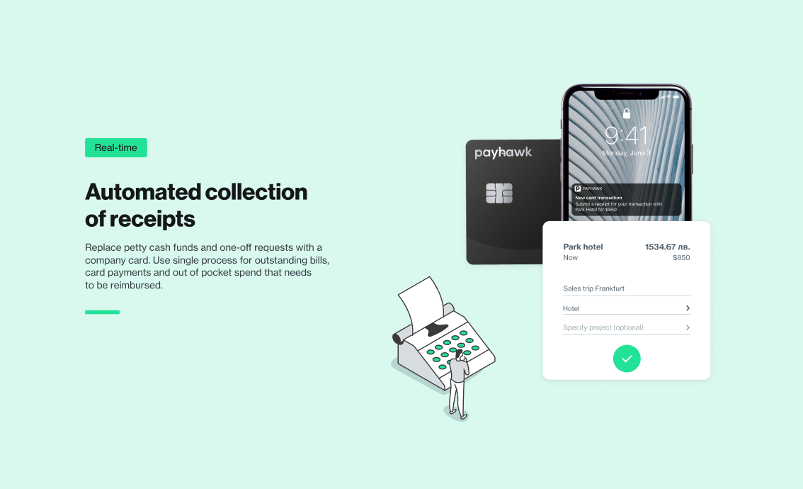 Payhawk - Automated collection of receipts