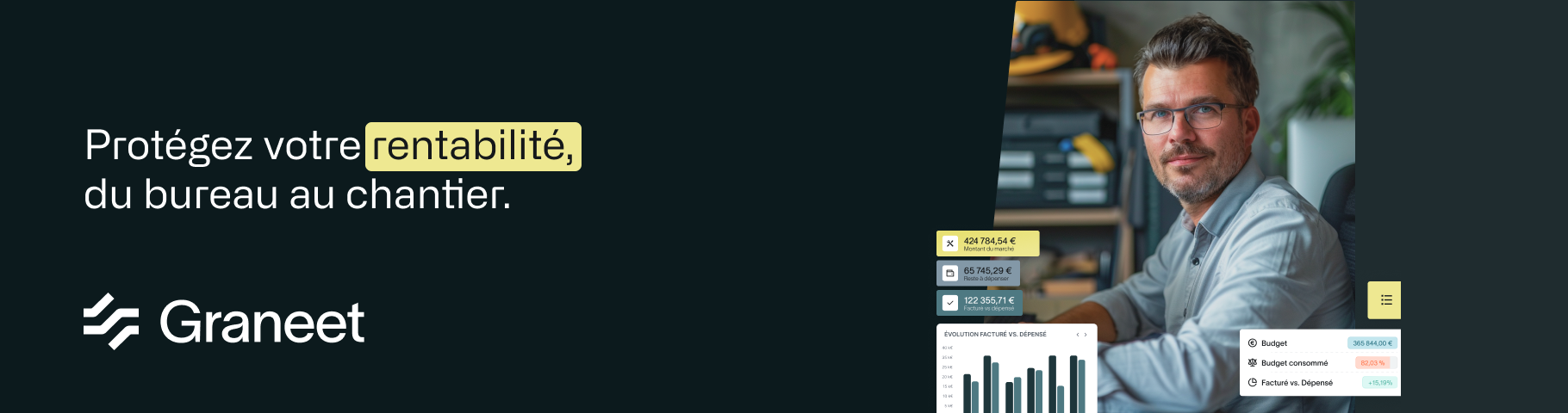 Avis Graneet : Protéger la rentabilité  PME du BTP, du bureau au chantier - Appvizer
