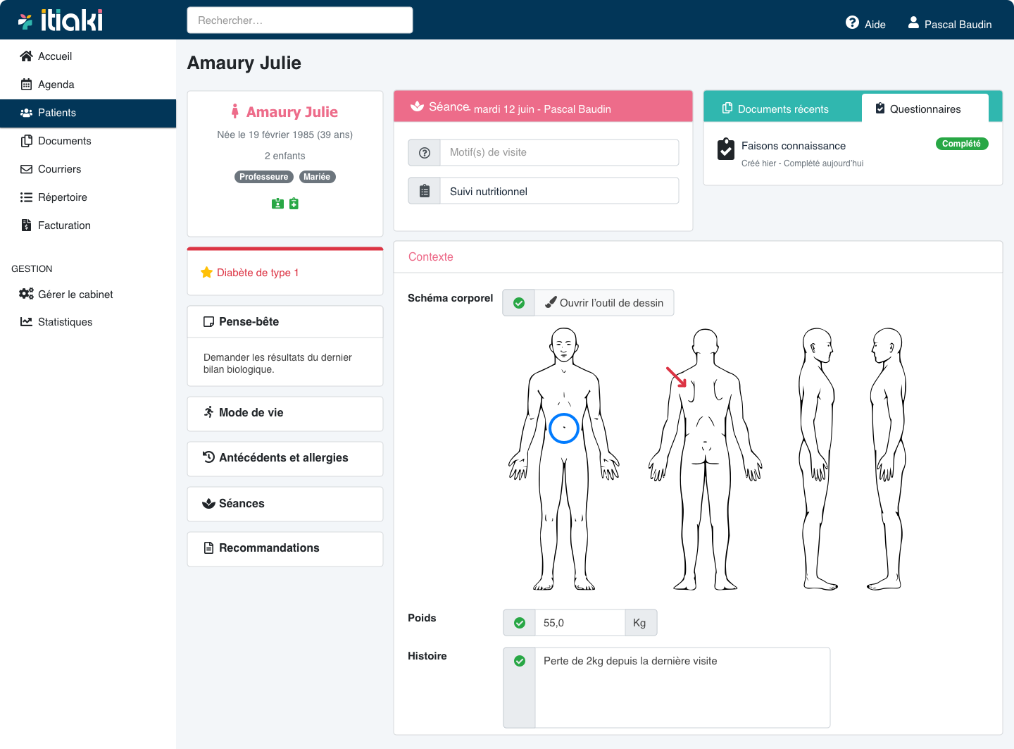 Itiaki - Prise de notes