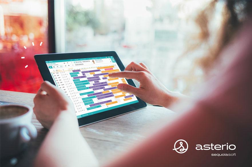 Avec Asterio votre planning est aussi disponible sur tablette Avec Asterio votre planning est aussi disponible sur tablette